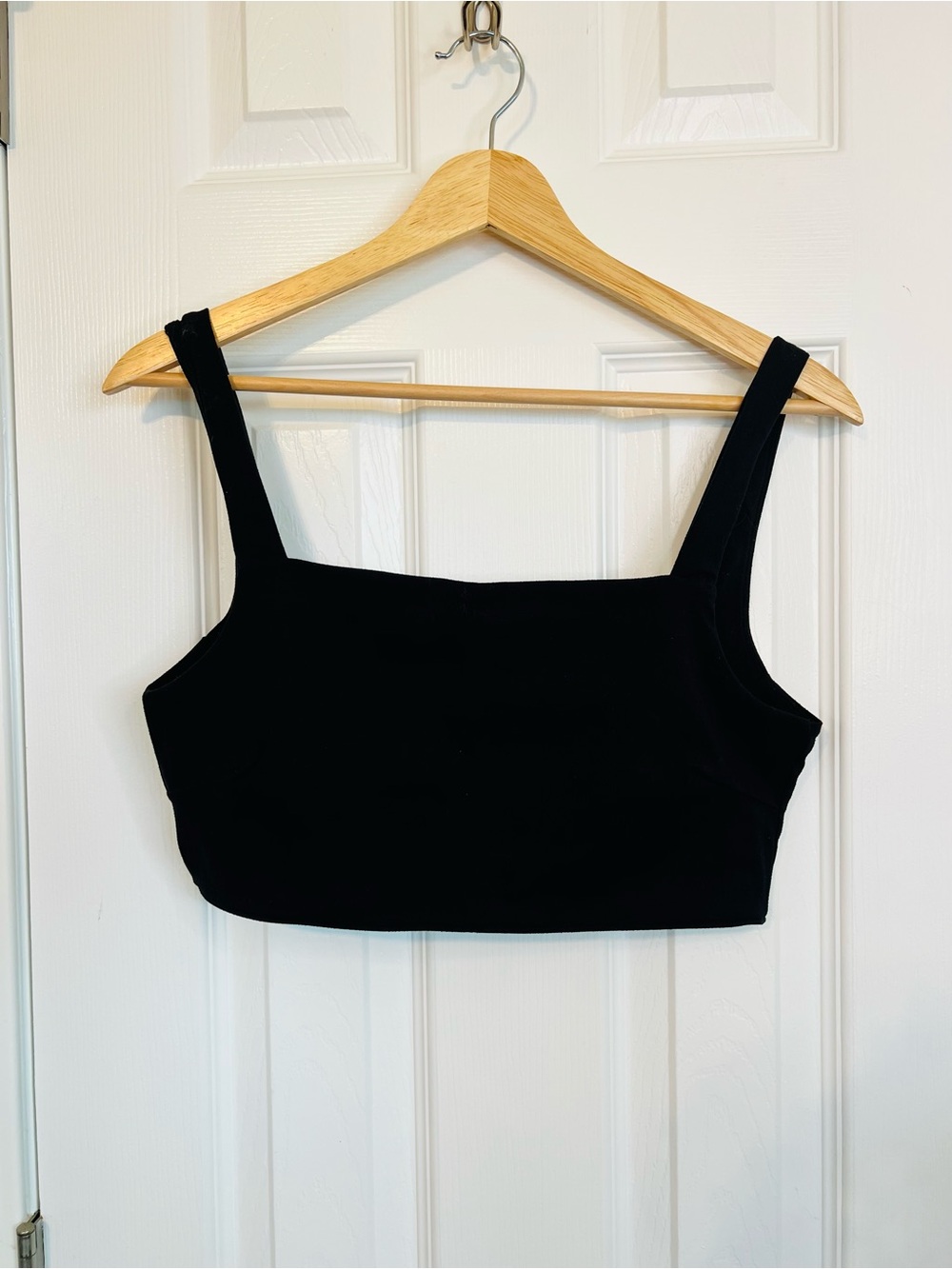 Paragon Fitwear Black Square Neck Crop Top